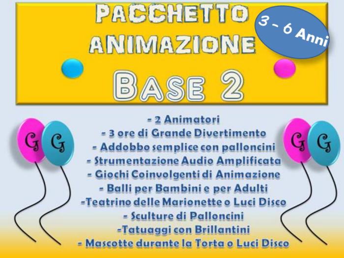 Pacchetto Animazione BASE 2