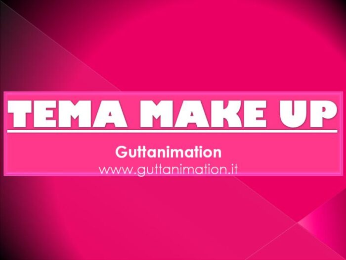 Pacchetto Animazione TEMA MAKE UP
