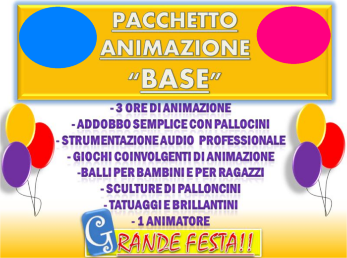 Pacchetto Animazione BASE 1