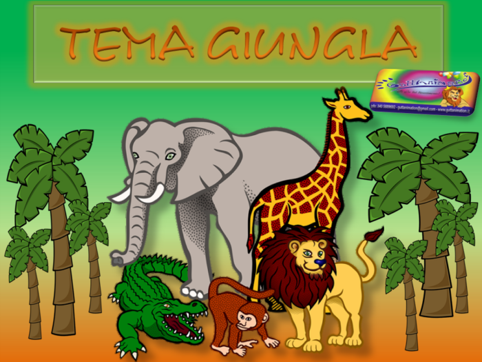 Pacchetto Animazione TEMA GIUNGLA