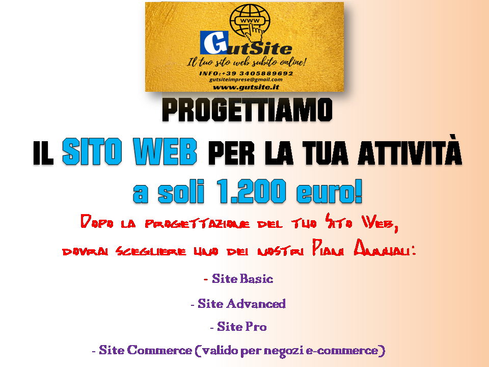 PRODOTTO DIGITALE RIGUARDANTE COSTRUZIONE E SVILUPPO SITO WEB